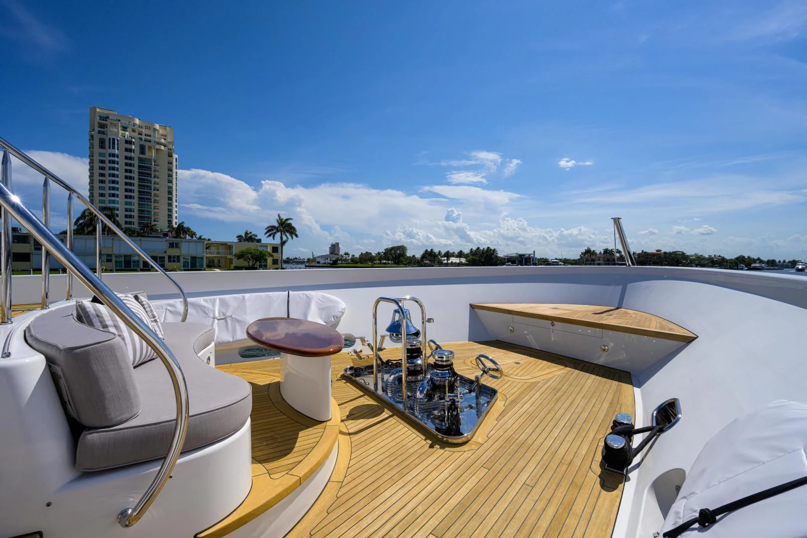 a boat on the water aboard LADY JJ Yacht for Charter