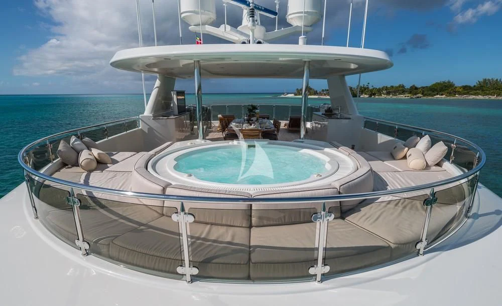a boat on the water aboard LADY JJ Yacht for Charter