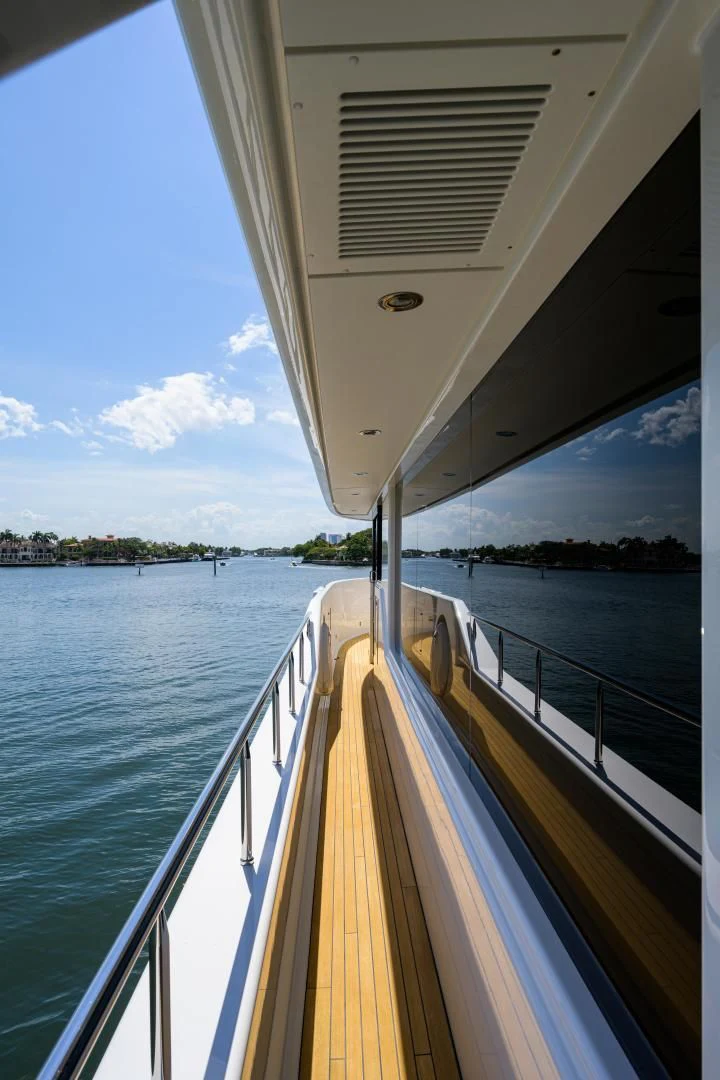 a boat on the water aboard LADY JJ Yacht for Charter
