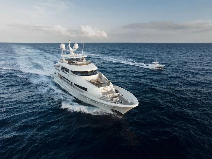 a boat on the water aboard LADY JJ Yacht for Charter