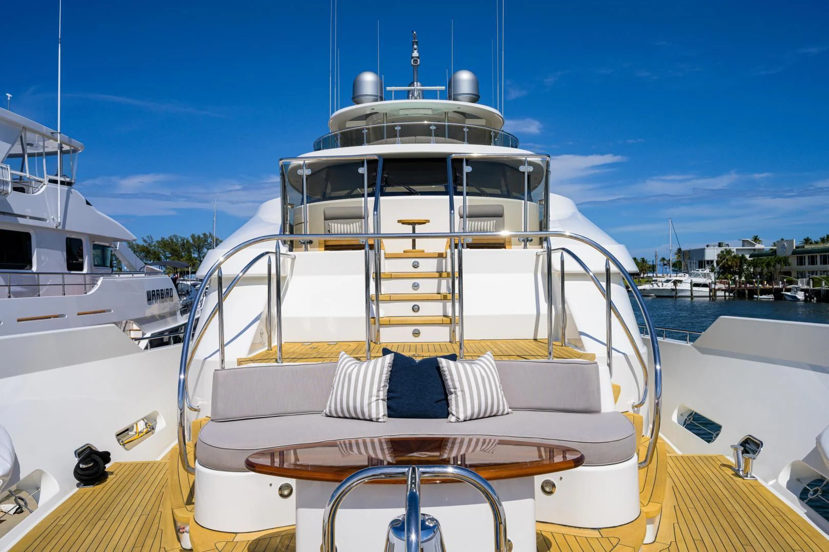 a boat on the water aboard LADY JJ Yacht for Charter