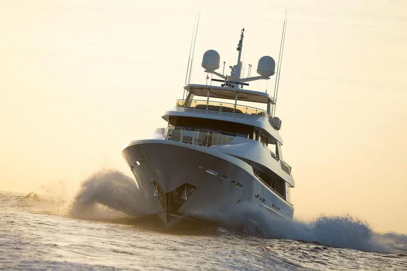 a boat on the water aboard LADY JJ Yacht for Charter