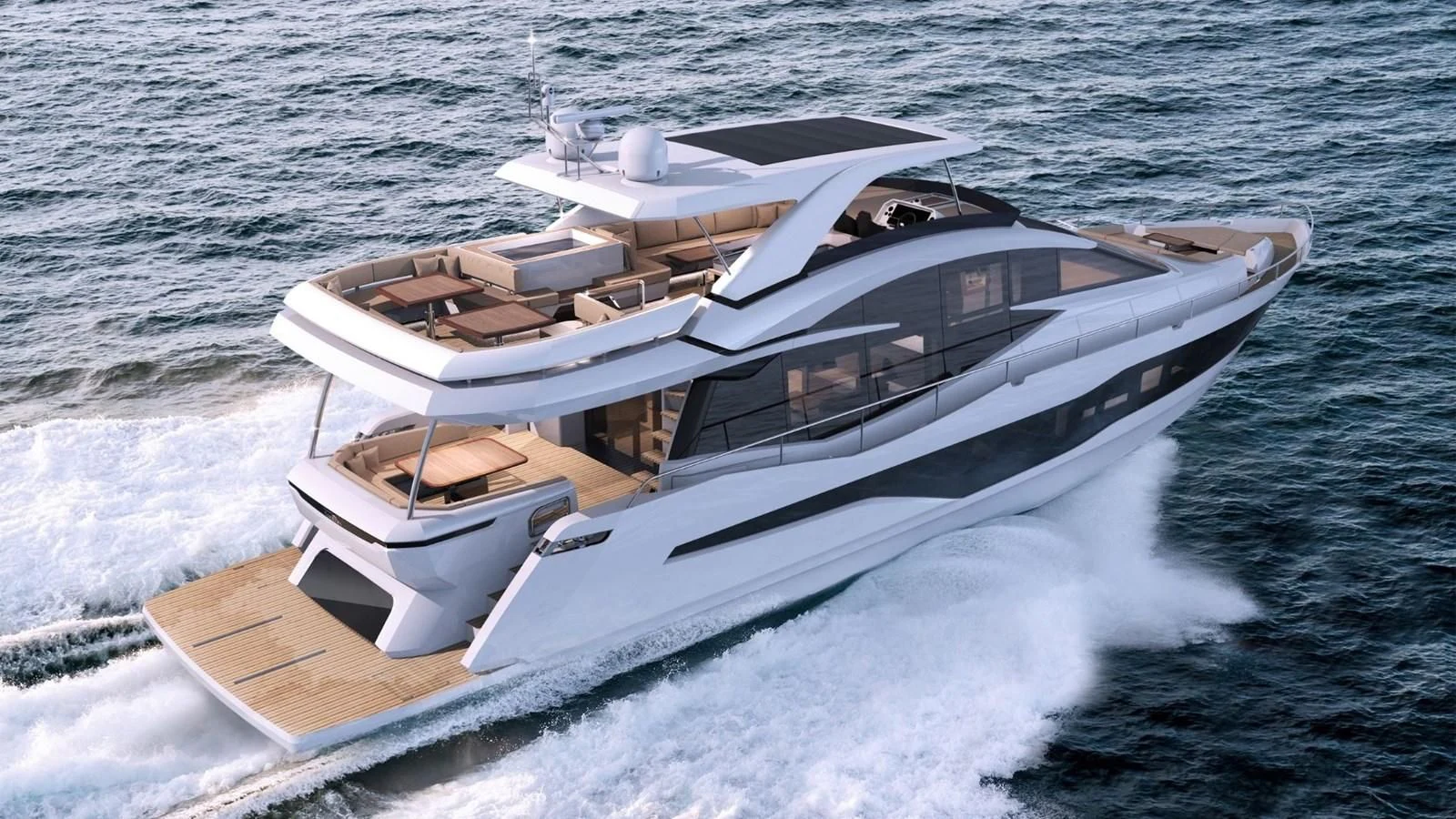 a boat on the water aboard GALEON 800 FLY/1 Yacht for Sale
