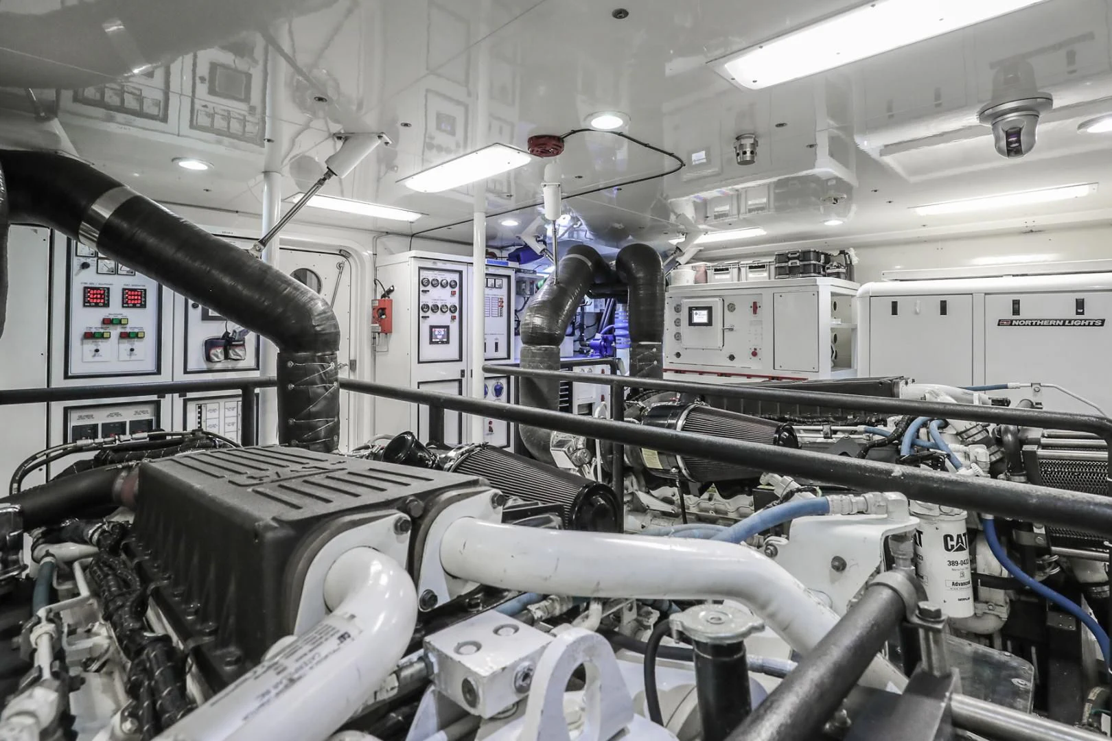 a room with machinery aboard FUGITIVE *NAME RESERVED* Yacht for Sale