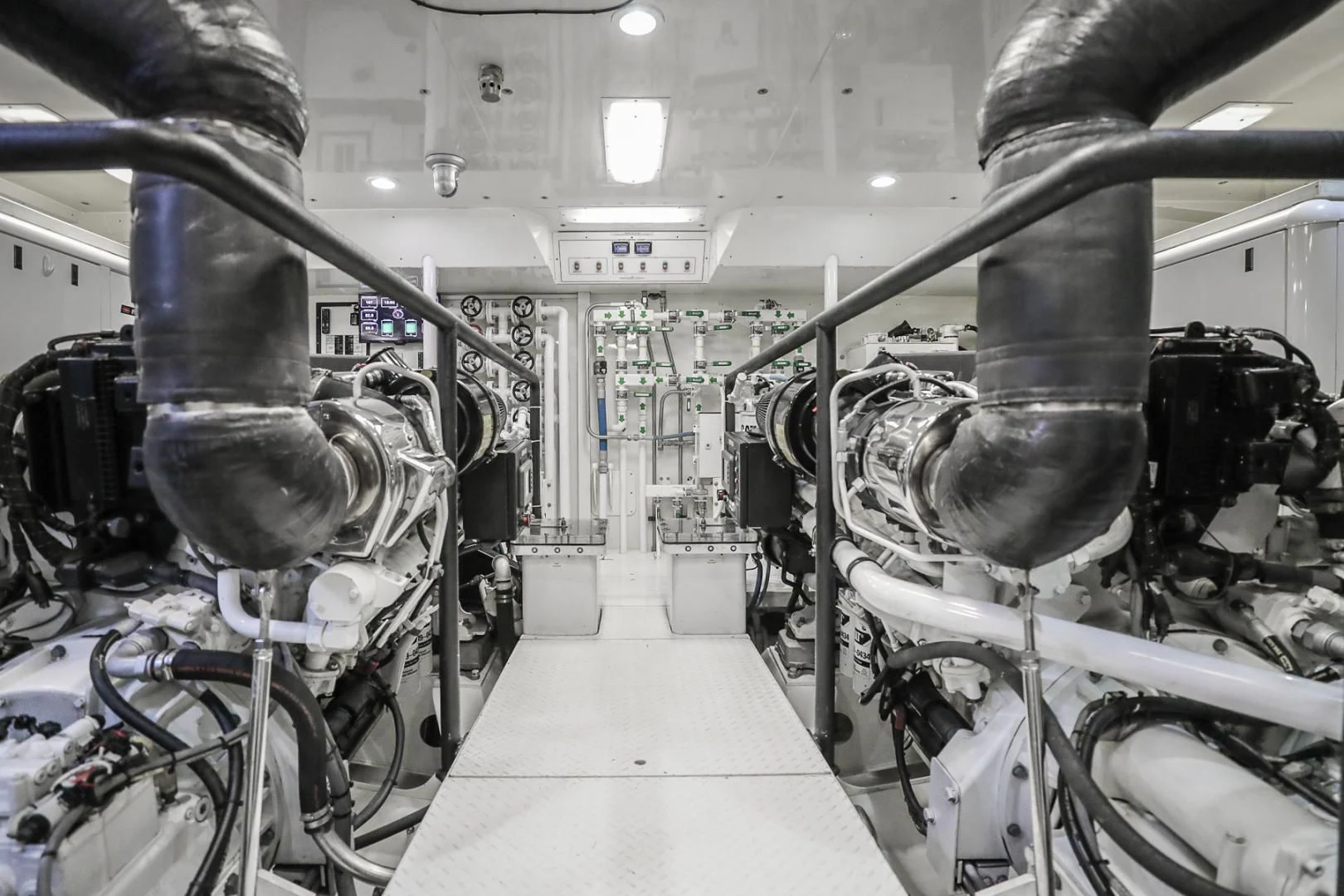 a room with many bicycles aboard FUGITIVE *NAME RESERVED* Yacht for Sale