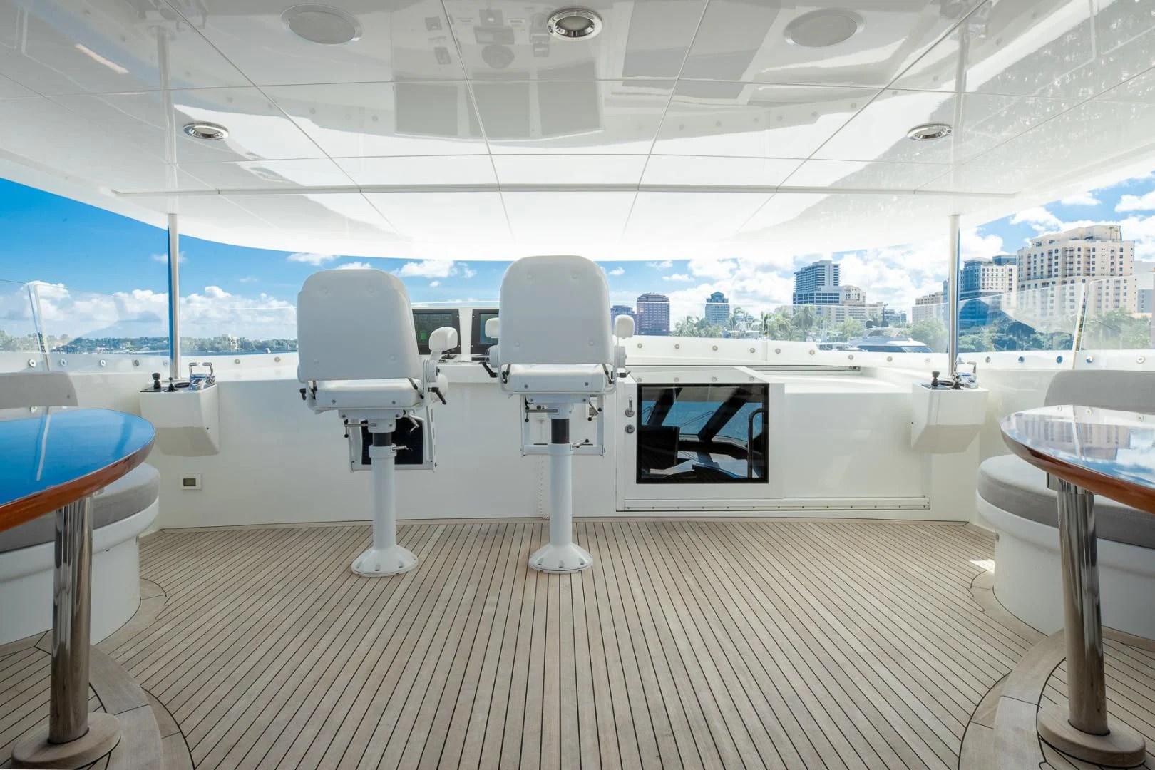 chairs on a deck aboard FUGITIVE *NAME RESERVED* Yacht for Sale