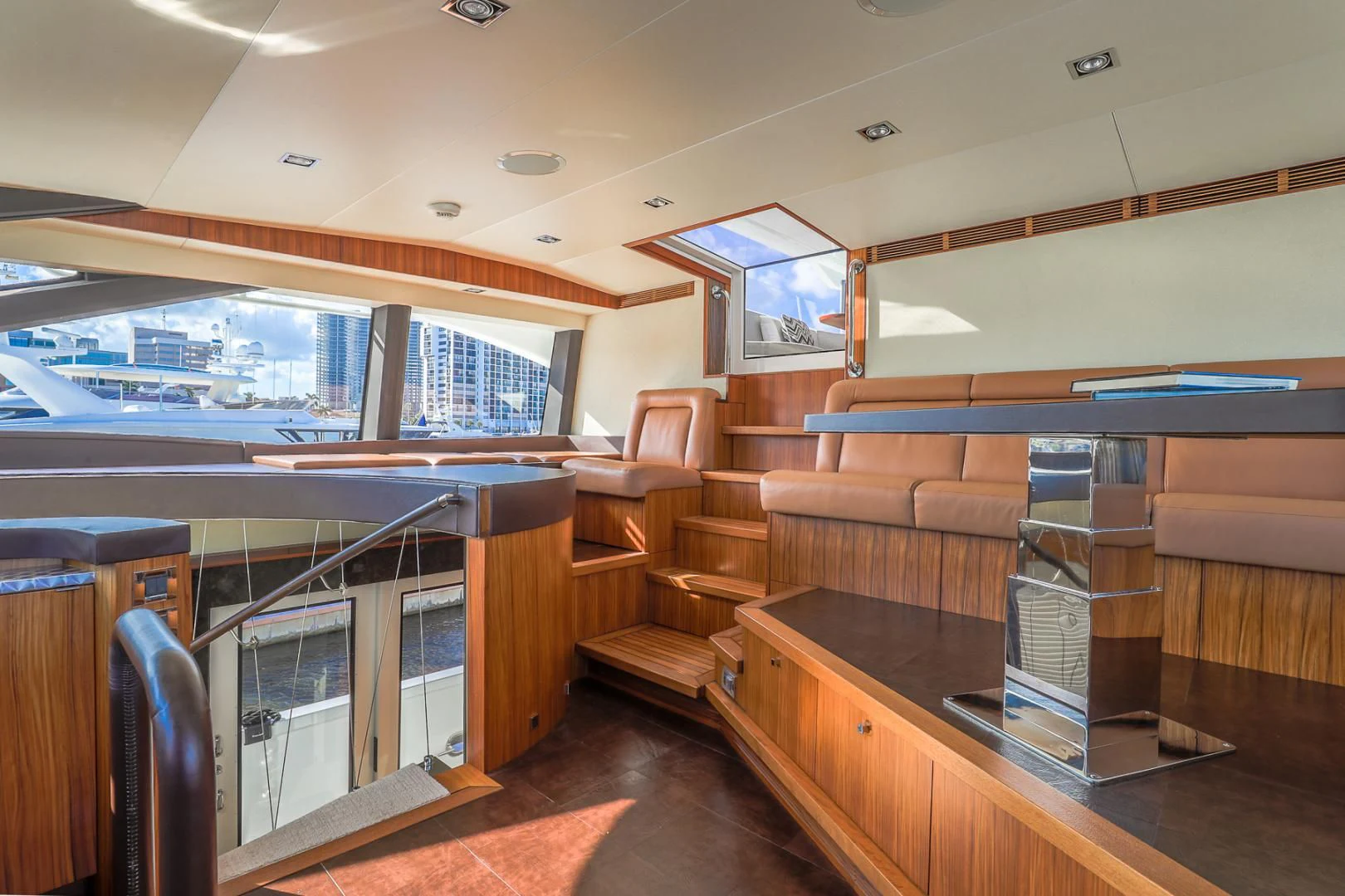 inside of a boat aboard FUGITIVE *NAME RESERVED* Yacht for Sale