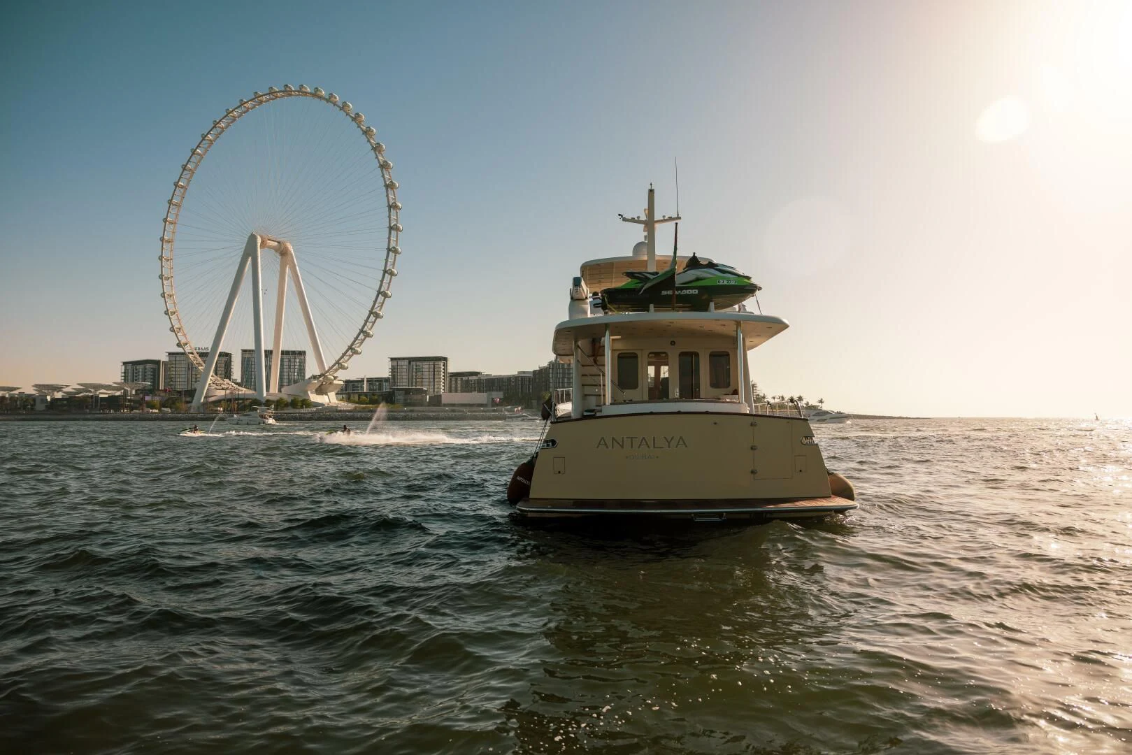a boat in the water aboard ANTALYA Yacht for Sale