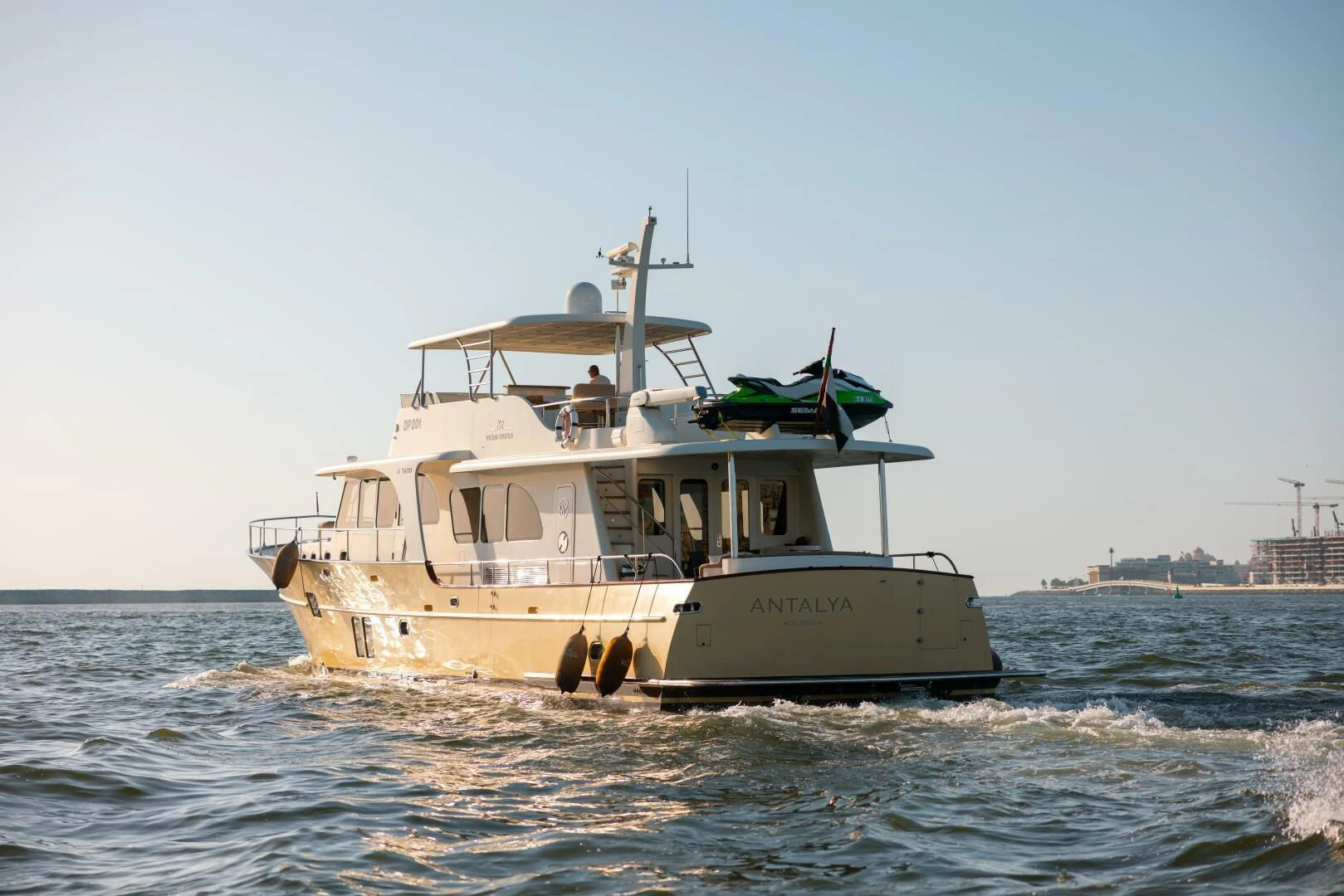 a boat in the water aboard ANTALYA Yacht for Sale