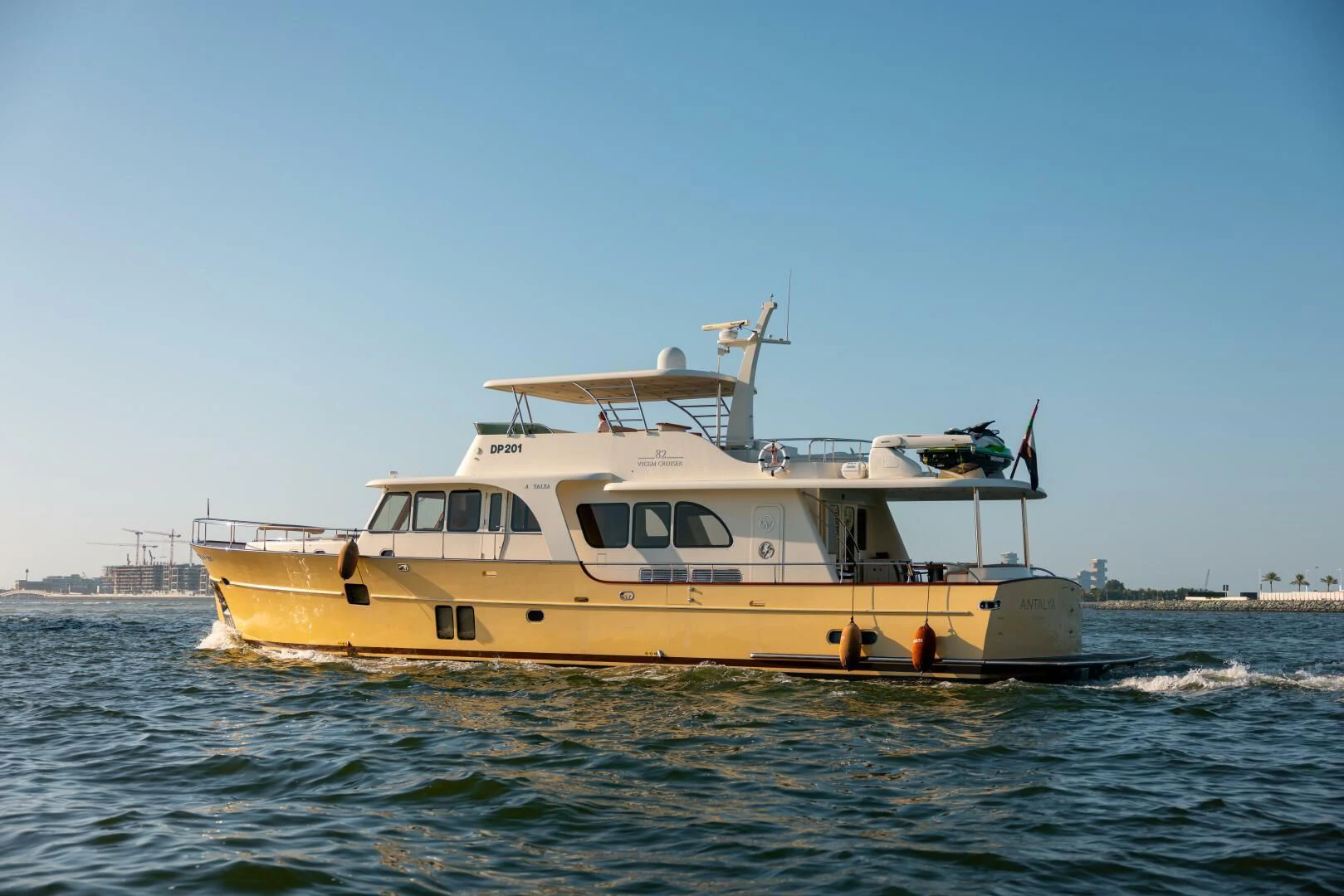 a boat in the water aboard ANTALYA Yacht for Sale