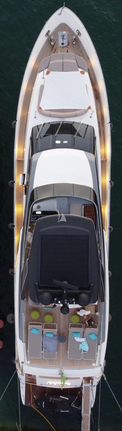 a small white tower aboard PEMBE Yacht for Charter