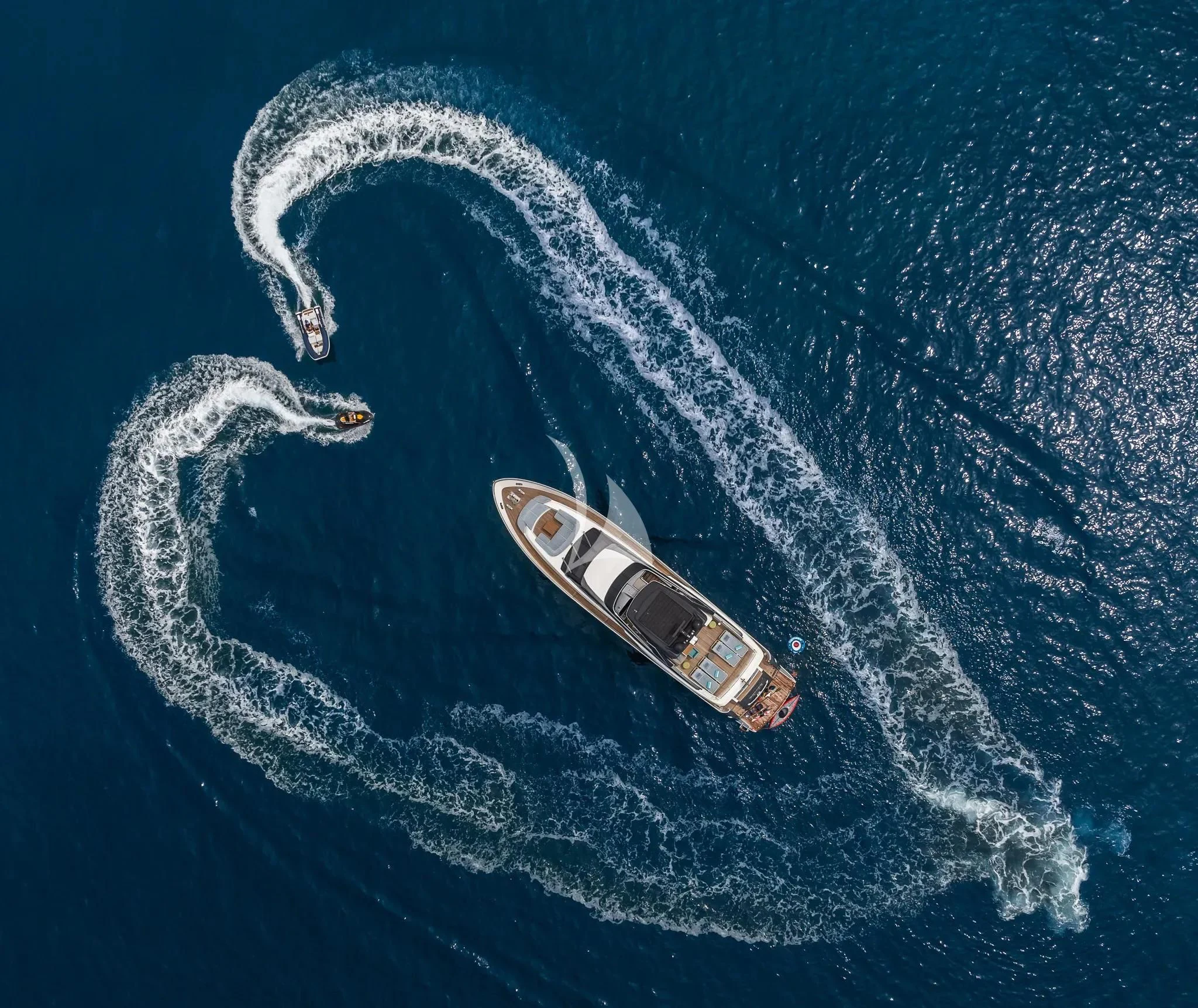 a boat in the water aboard PEMBE Yacht for Charter
