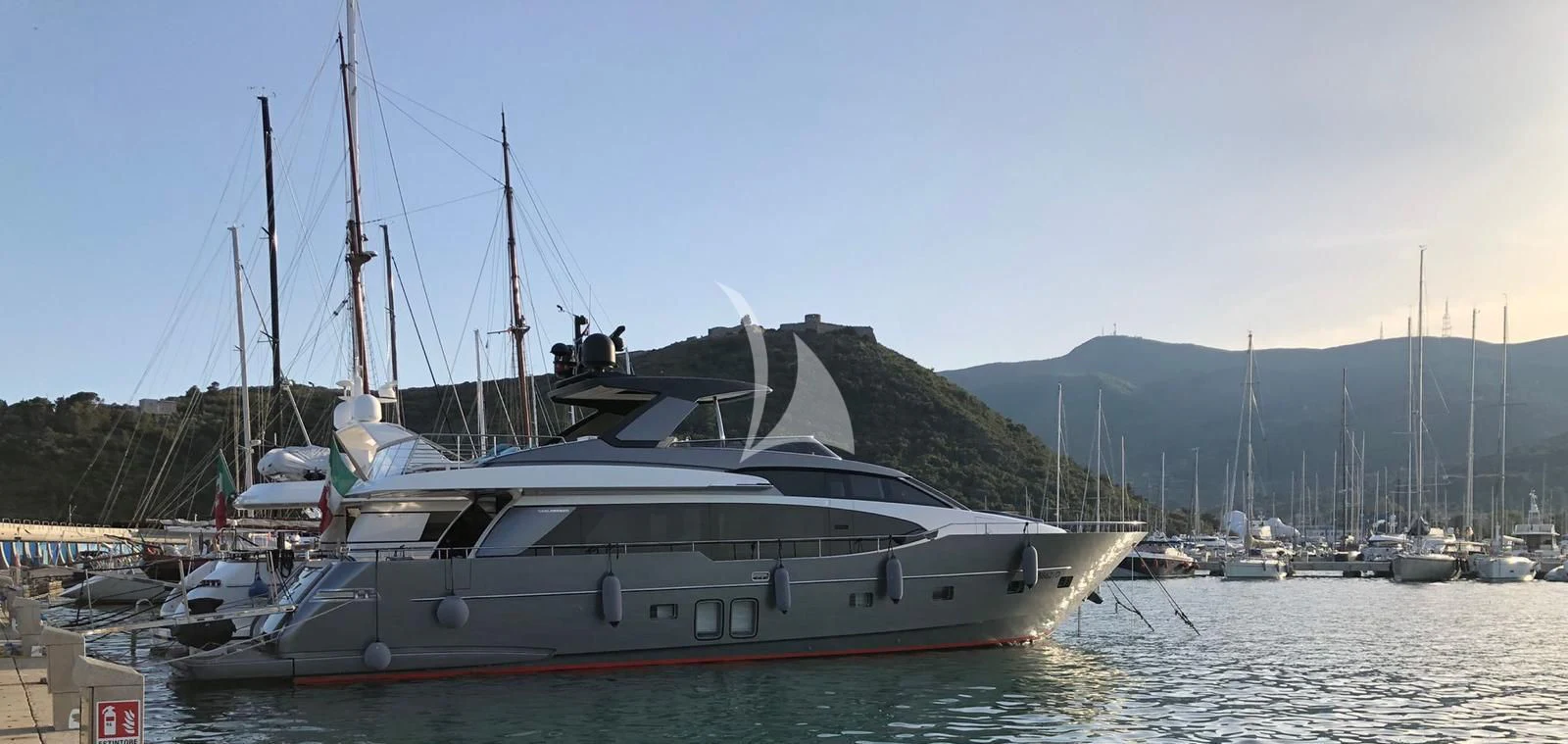 a boat in the water aboard PEMBE Yacht for Charter