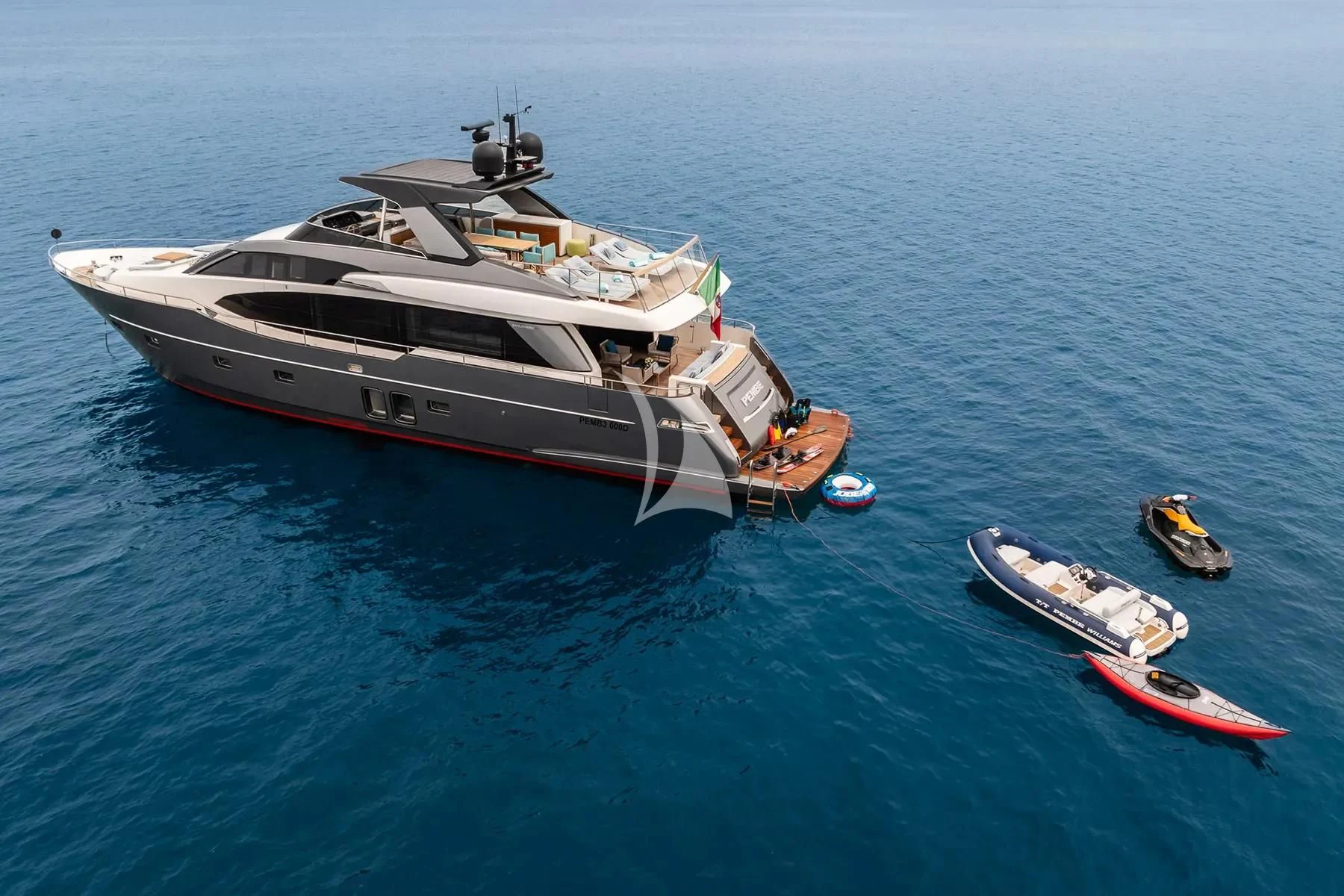 a boat and a boat in the water aboard PEMBE Yacht for Charter