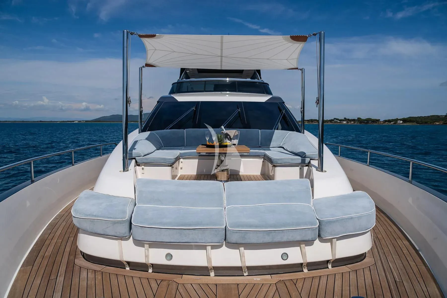 a boat on a boat aboard PEMBE Yacht for Charter