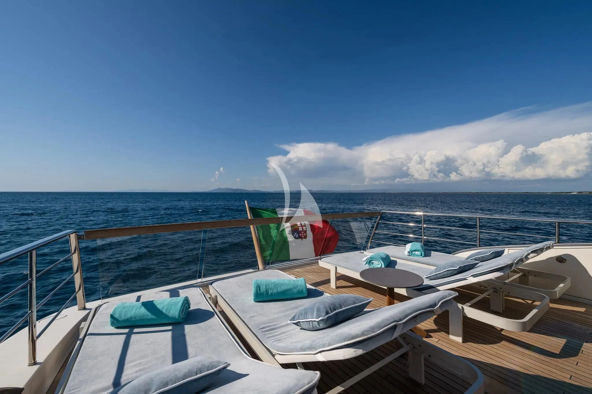 a boat on the water aboard PEMBE Yacht for Charter