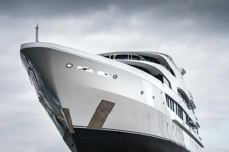 a close-up of a boat aboard LUCKY LADY Yacht for Sale