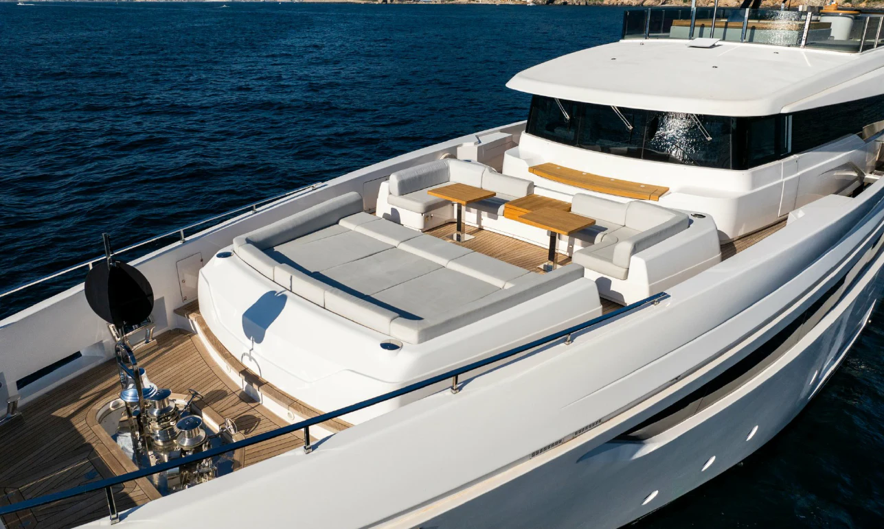 a boat on the water aboard ASANTE Yacht for Sale