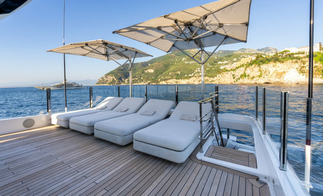 a boat on the water aboard ASANTE Yacht for Sale