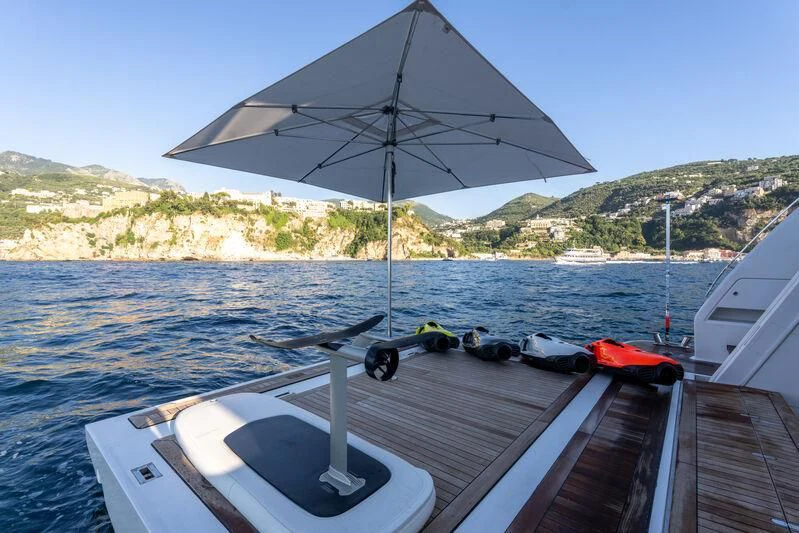 a boat on the water aboard ASANTE Yacht for Sale