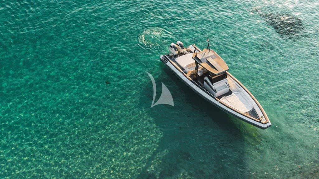 a boat in the water aboard TIBERIAS Yacht for Sale