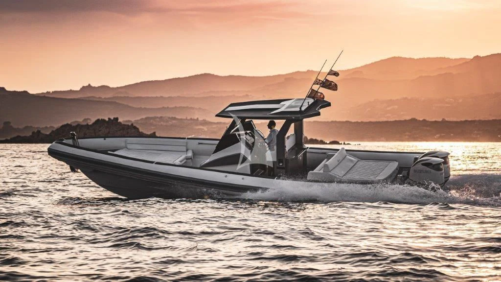 a boat in the water aboard TIBERIAS Yacht for Sale