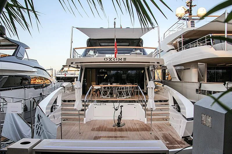 a boat on the water aboard TIBERIAS Yacht for Sale
