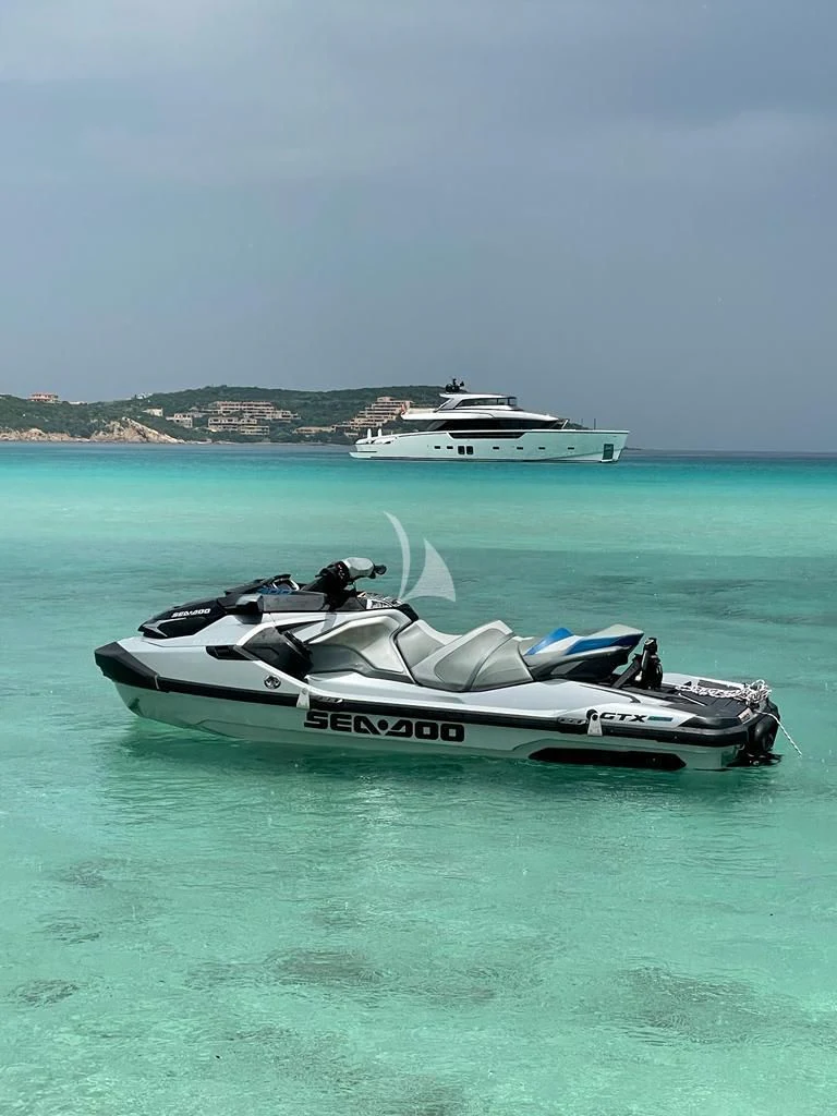 a boat in the water aboard TIBERIAS Yacht for Sale