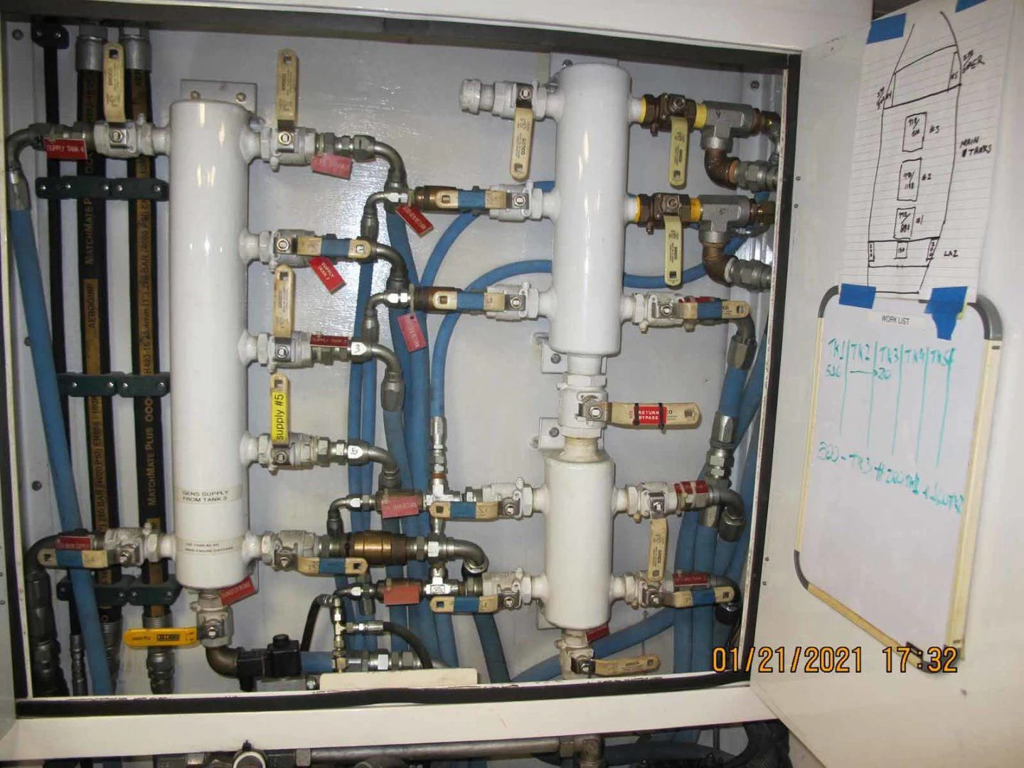 a machine with a white substance aboard LORELEI Yacht for Sale