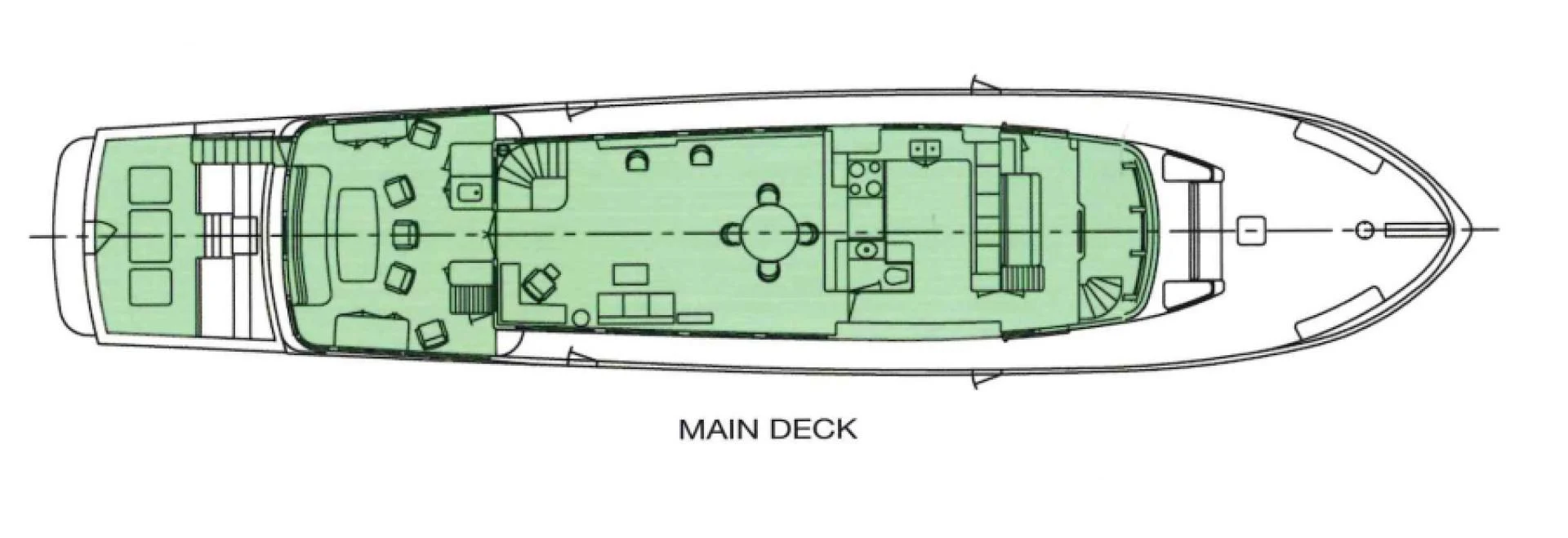 diagram aboard LORELEI Yacht for Sale