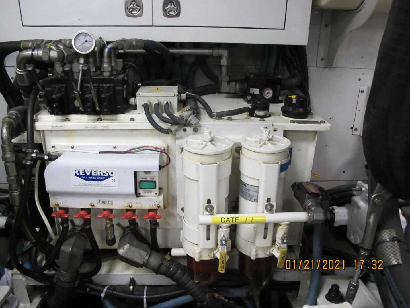 a machine with wires aboard LORELEI Yacht for Sale