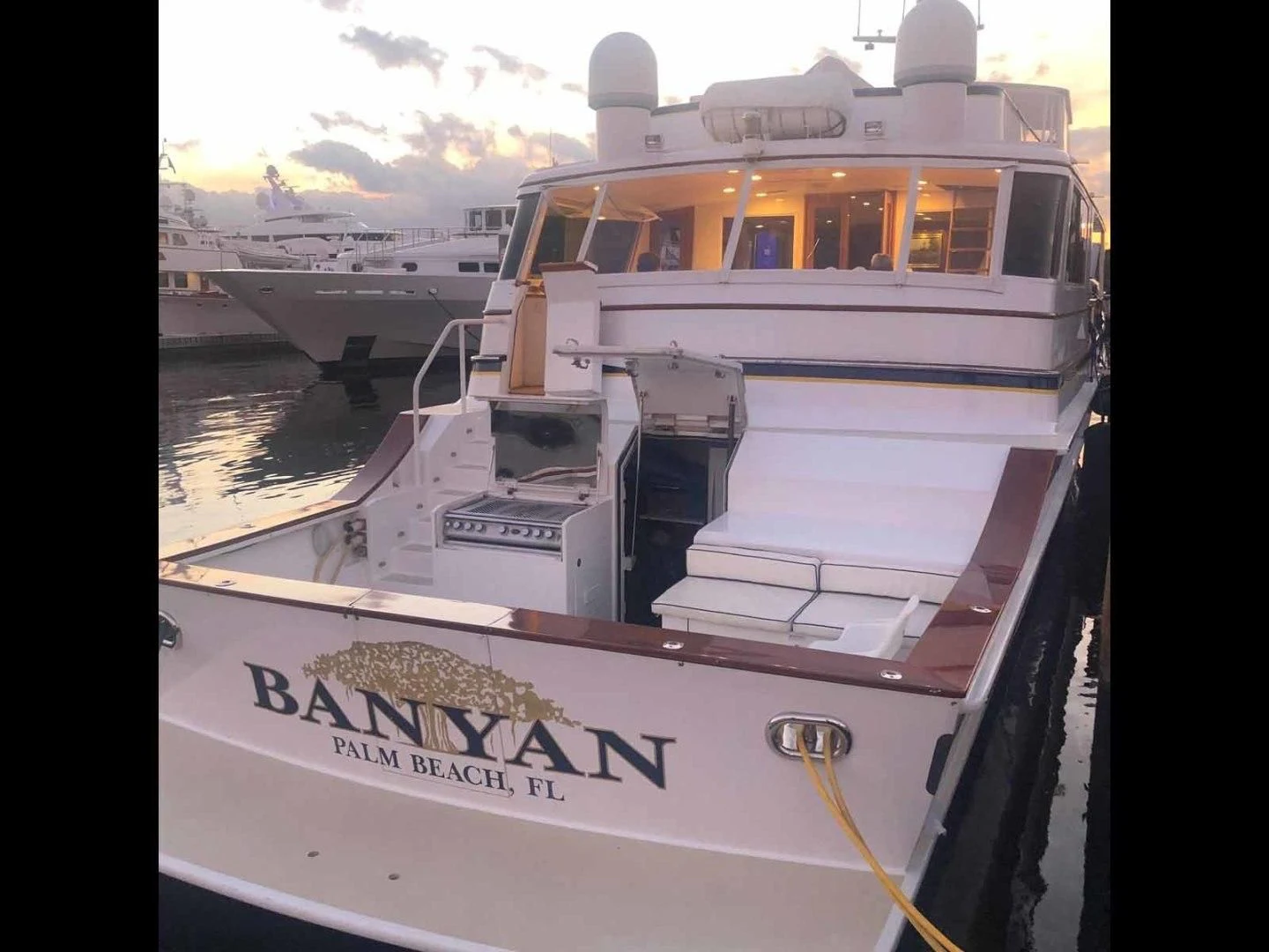 a ship on the water aboard LORELEI Yacht for Sale