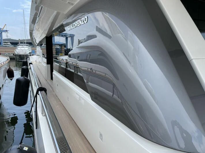 a train on the railway tracks aboard PIACERE III Yacht for Sale