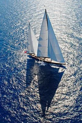 a sailboat on the water aboard MARIE Yacht for Sale