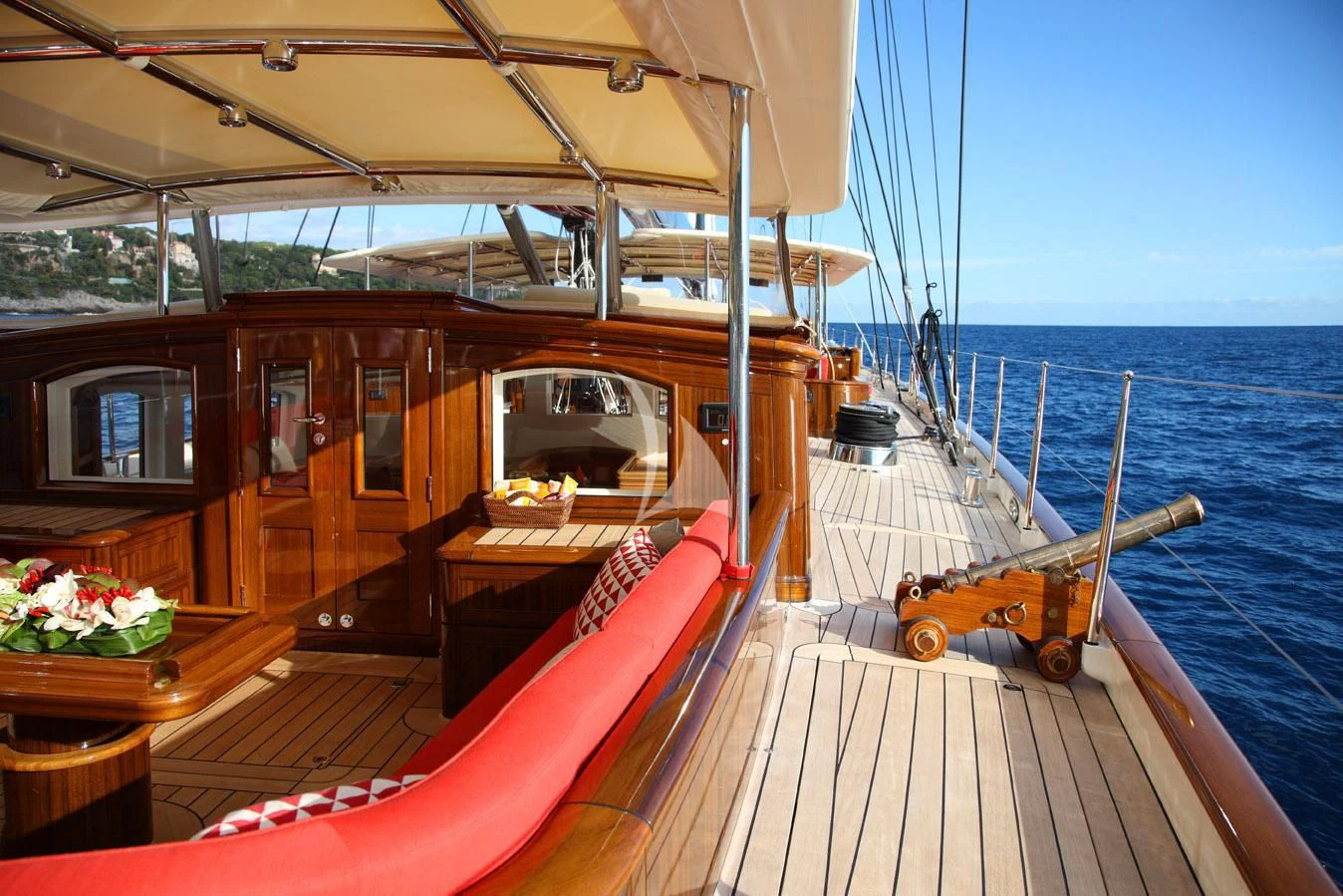 a boat on the water aboard MARIE Yacht for Sale