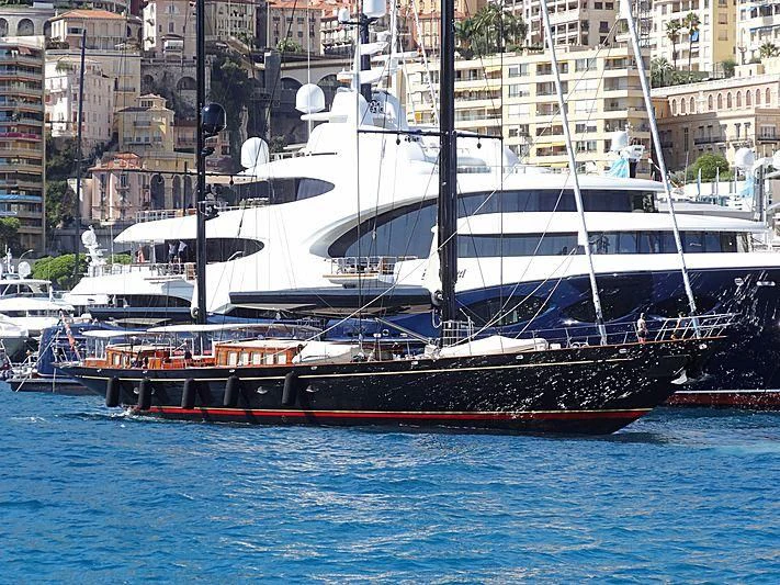 a boat in the water aboard MARIE Yacht for Sale