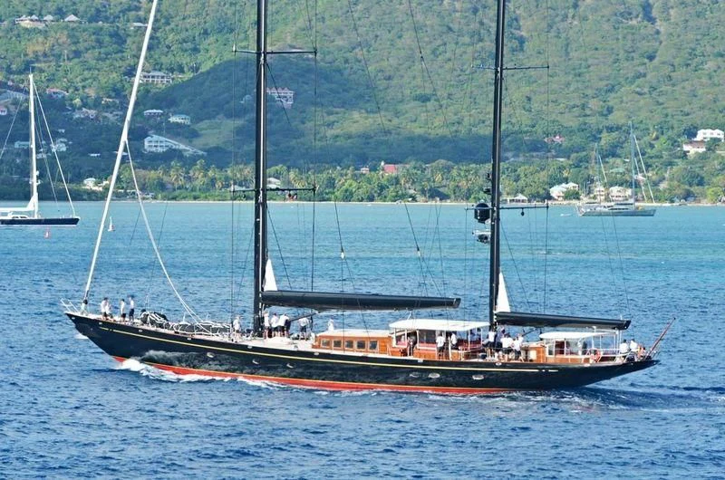 a boat in the water aboard MARIE Yacht for Sale