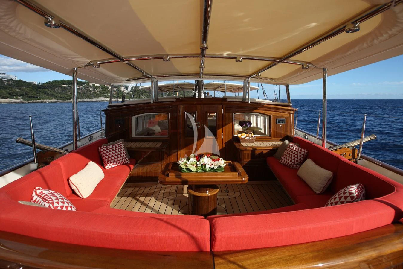 a boat on the water aboard MARIE Yacht for Sale