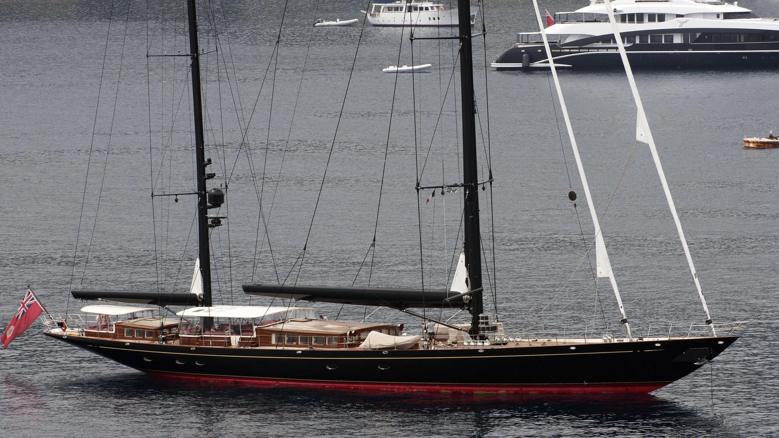 a boat on the water aboard MARIE Yacht for Sale