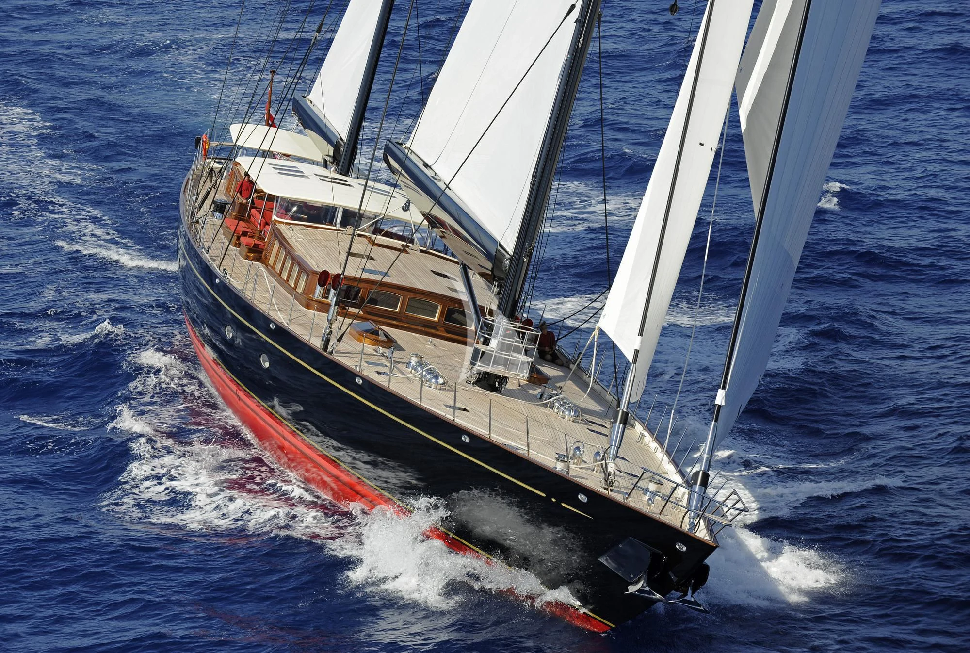 a boat on the water aboard MARIE Yacht for Sale