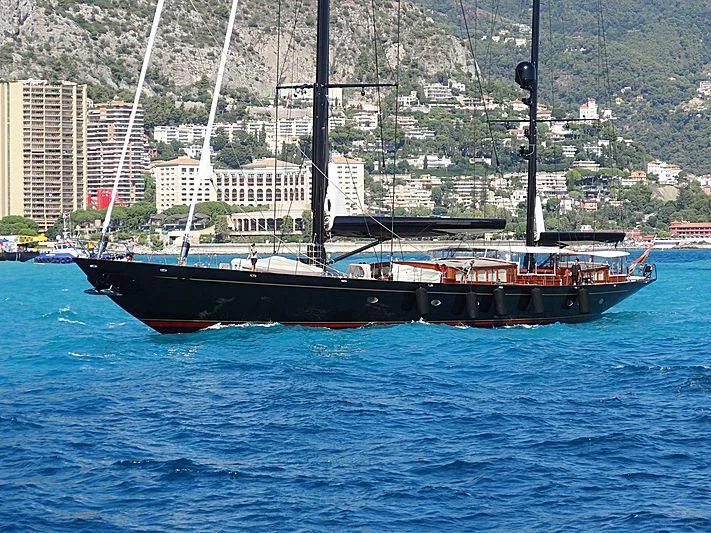 a boat in the water aboard MARIE Yacht for Sale