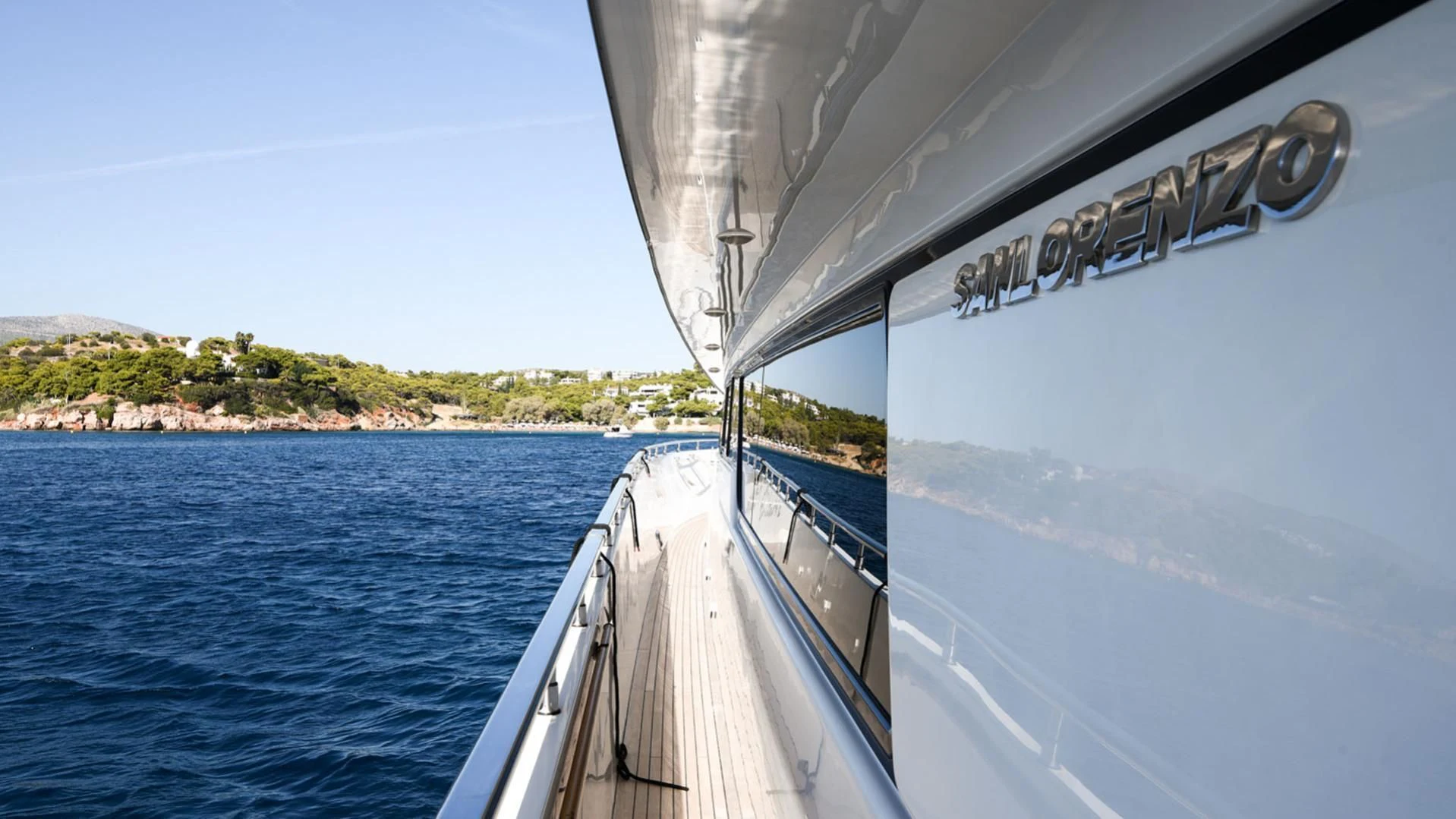 a boat on the water aboard ZEN Yacht for Sale