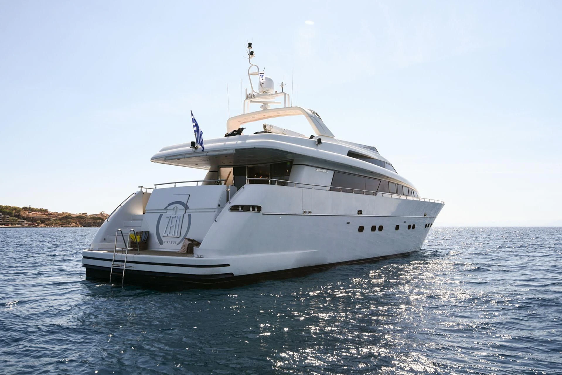 a boat on the water aboard ZEN Yacht for Sale