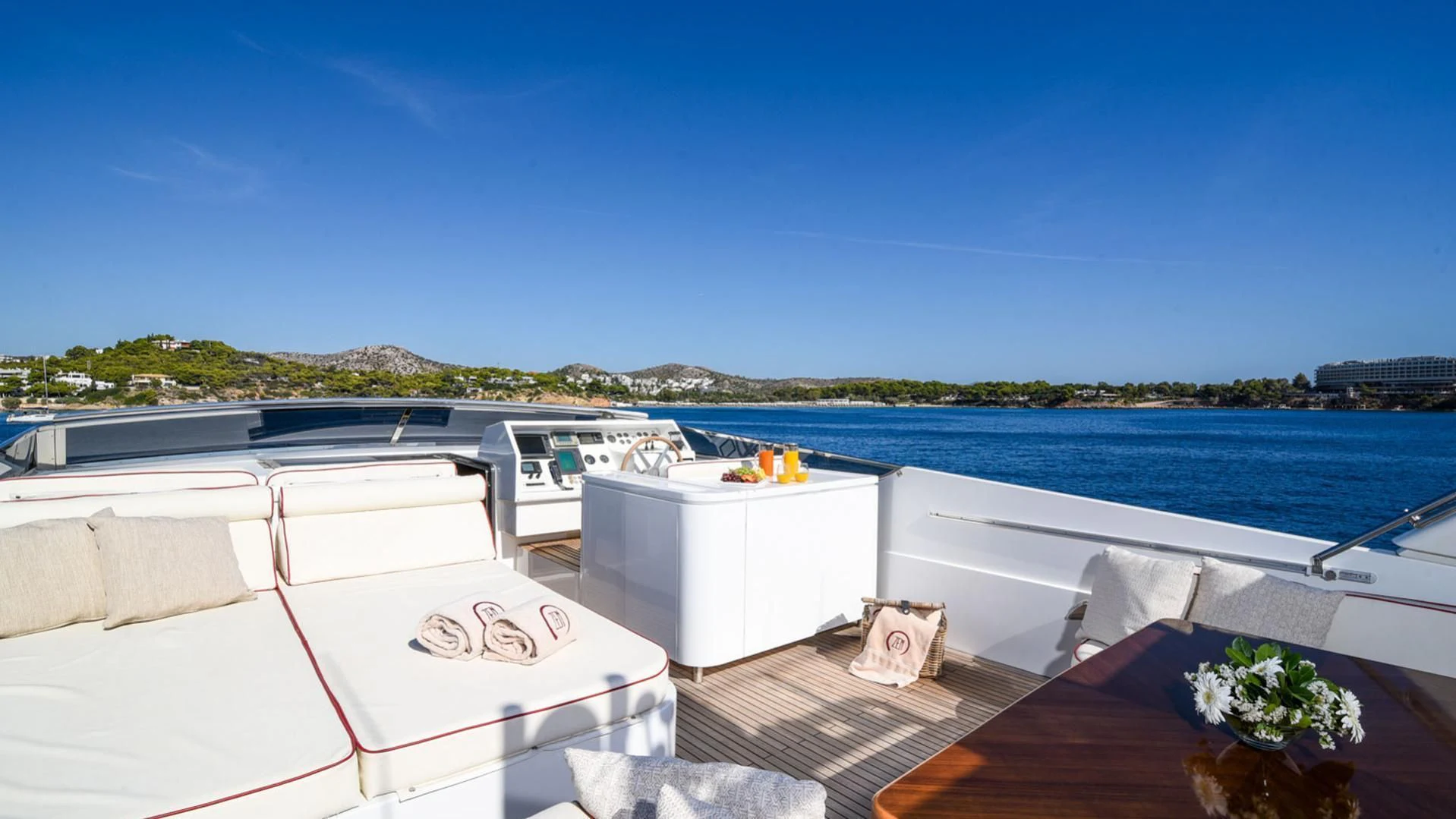 a boat on the water aboard ZEN Yacht for Sale