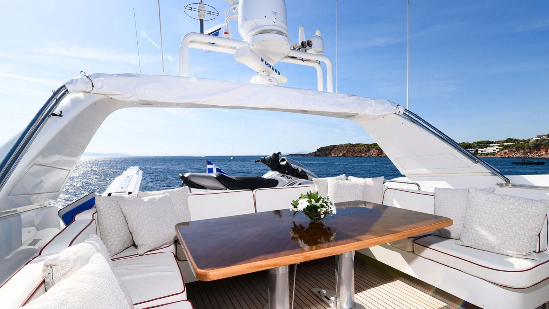 a boat on the water aboard ZEN Yacht for Sale