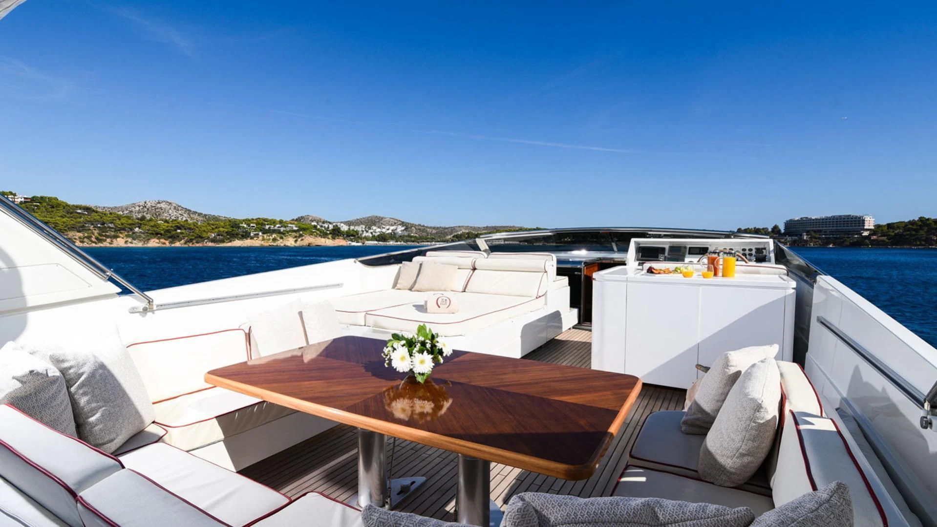 a boat on the water aboard ZEN Yacht for Sale