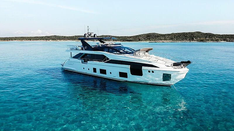 a boat in the water aboard WHITE ROSE Yacht for Sale