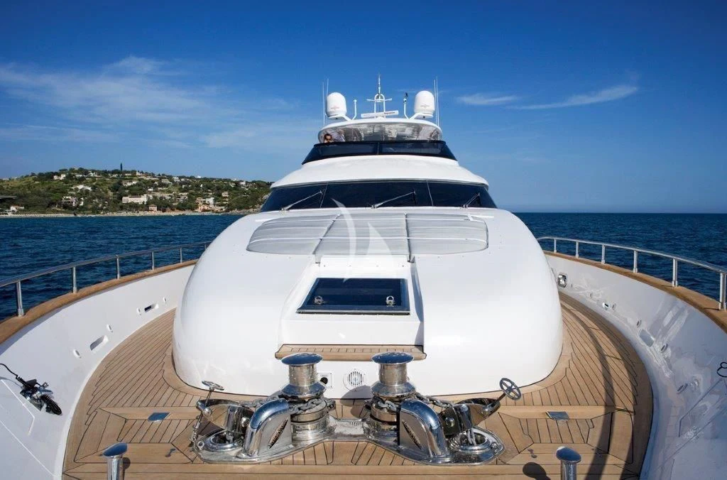 a boat on the water aboard NIKCA Yacht for Sale