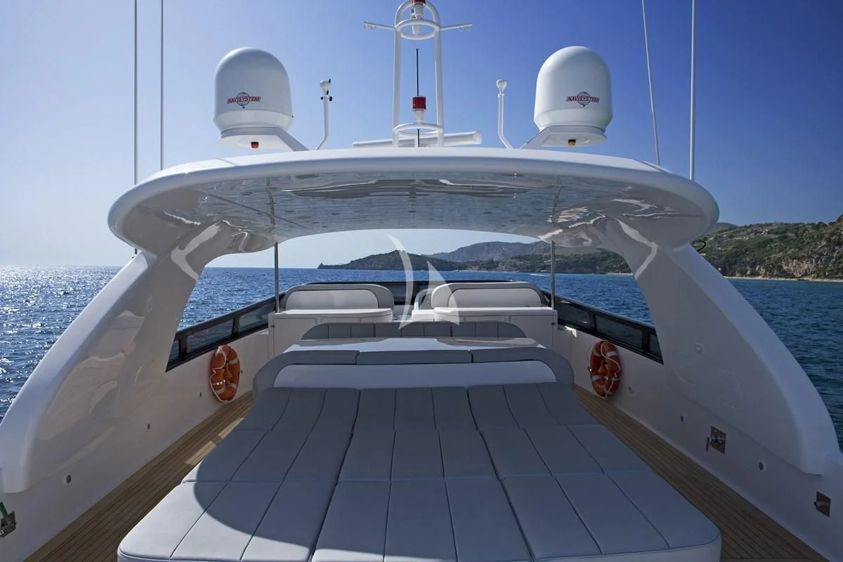 a boat on the water aboard NIKCA Yacht for Sale