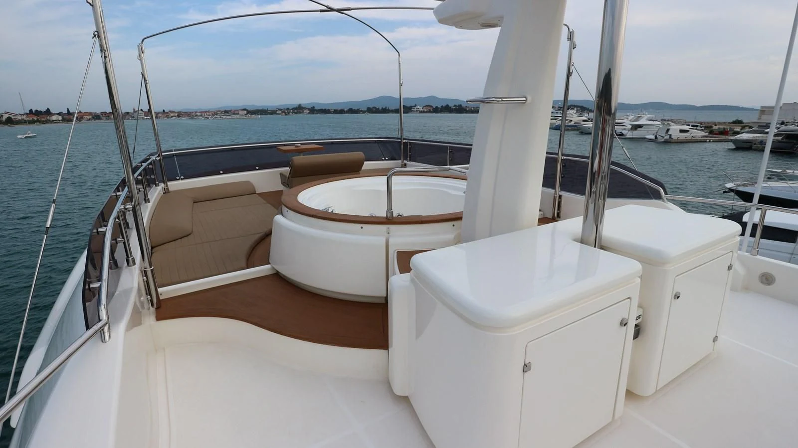 a boat on the water aboard DALOLI Yacht for Charter